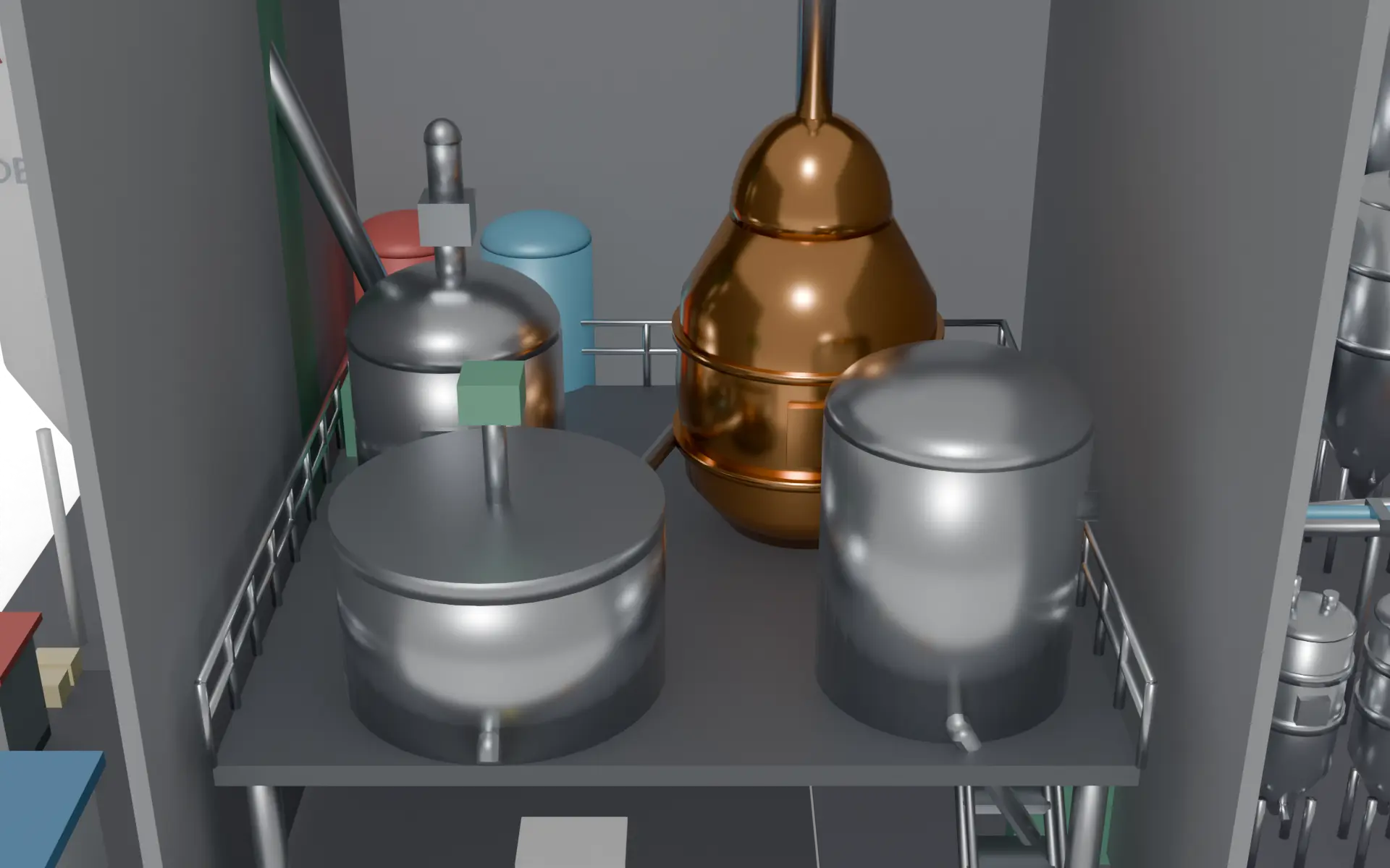 Detailtreues 3D-gedrucktes Sudhaus-Modell als Beleg für den Qualitätsanspruch